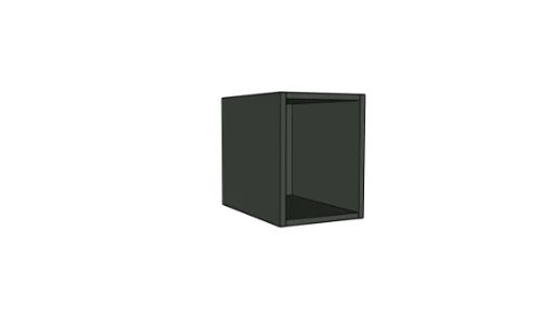 Easylux Klaire 39 - open rek 300 x 435 x 390 mm - moon verde