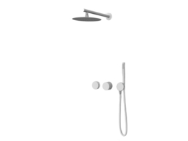 GRB doucheset Incool - Thermostatische kraan - Wit