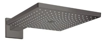 Hansgrohe Raindance E hoofddouche 300 mm 1jet met douchearm - Brushed Black Chrome