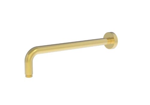 Easylux Vivo douchearm voor hoofddouche 1/2 x 370 mm (wandmodel) - Brushed Gold PVD
