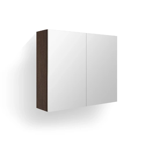 Easylux Kivu spiegelkast zonder verlichting met 2 deuren 2 portes 900 x 720 x 160 mm - lungo - exclusief combibox
