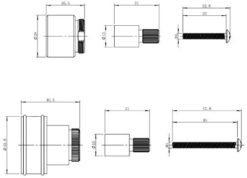 Easylux Vivo verlengset 20 mm voor muurinbouwdeel voor douche 1952227 (artikel 11440754)