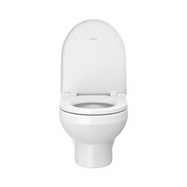 Duravit DuraStyle Basic hangtoilet PACK Rimless (hangtoilet + zitting met Softclose) zonder spoelrand - wit - B365xD540 mm