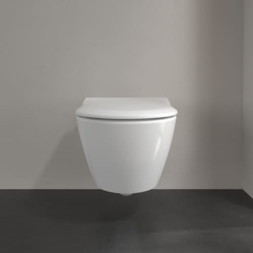 Villeroy & Boch Subway 2.0 hangtoilet PACK DirectFlush (hangtoilet + slimseat zitting met softclose) zonder spoelrand - wit - B370xD560 mm