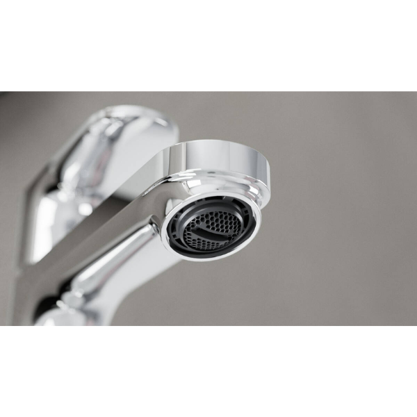 Hansgrohe Rebris S 110 wastafelmengkraan met automatische lediging - CoolStart - chroom