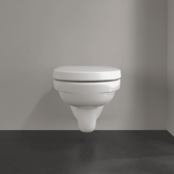 Villeroy & Boch O.Novo hangtoilet PACK (Hangtoilet + zitting met softclose) - wit - B360xD540 mm