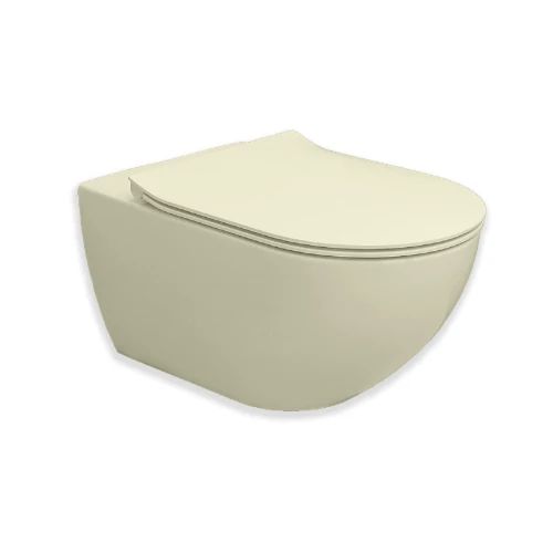 Easylux Obi hangtoilet Cycloneflush zonder spoelrand 550 x 355 x 340 mm - zand