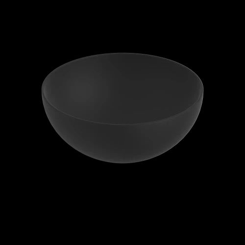 Easylux Obi opzet waskom rond 400 x 400 x 165 mm - zwart mat