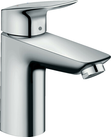 Hansgrohe Logis 100 eengreepswastafelmengkraan - chroom - met click-clack lediging - chroom - safety function