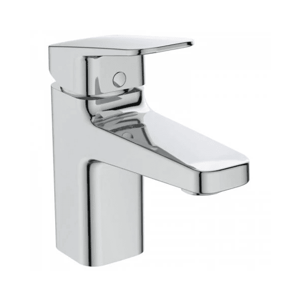 Easylux Ceraplan 4 wastafelmengkraan 95 - chroom - met koudstart en lediging metaal