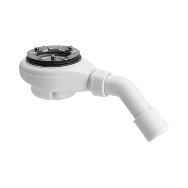 Viega Tempoplex douchesifon 90 mm - naakt - zonder kleurset - afvoer horizontaal - inbouwhoogte 80 mm