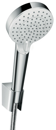 Hansgrohe Crometta Vario handdoucheset - wit/chroom - doucheflexibel 1/2 x 1250 mm