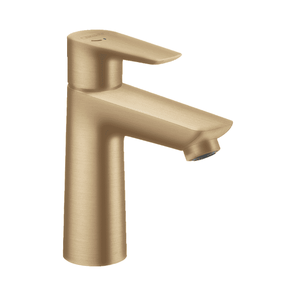 Hansgrohe Talis E 110 wastafelmengkraan met automatische lediging - CoolStart - brushed bronze