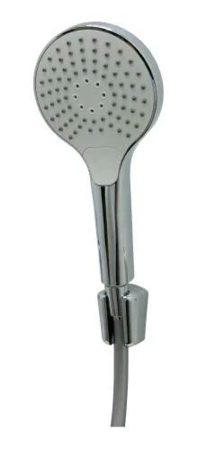 Easylux Push handdouche met flexibel 1250 mm en wandhouder - chroom