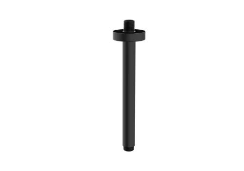 Easylux Vivo douchearm voor hoofddouche 1/2 x 240 mm (plafondmodel) - zwart mat
