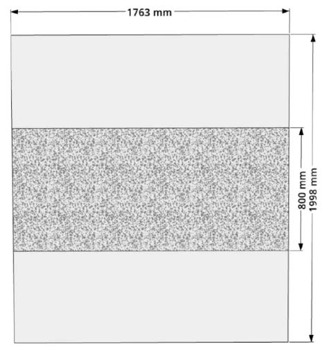 Easylux Open Wall glaswand voor inloopdouche 1770 x 2000 x 8 mm - intimi zone anti kalk - zonder profiel en stabilisatiestang