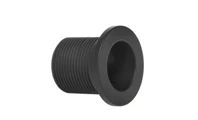 Easylux Quadra overloopring - zwart mat