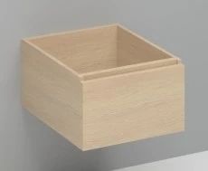 Easylux Thiny wastafelonderkast met 1 deur rechts 400 x 220 x 520 mm - smoked oak