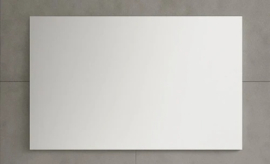 Easylux Universal spiegelpaneel 1000 x 600 mm - aluminium kader - zonder verlichting - met schakelaar