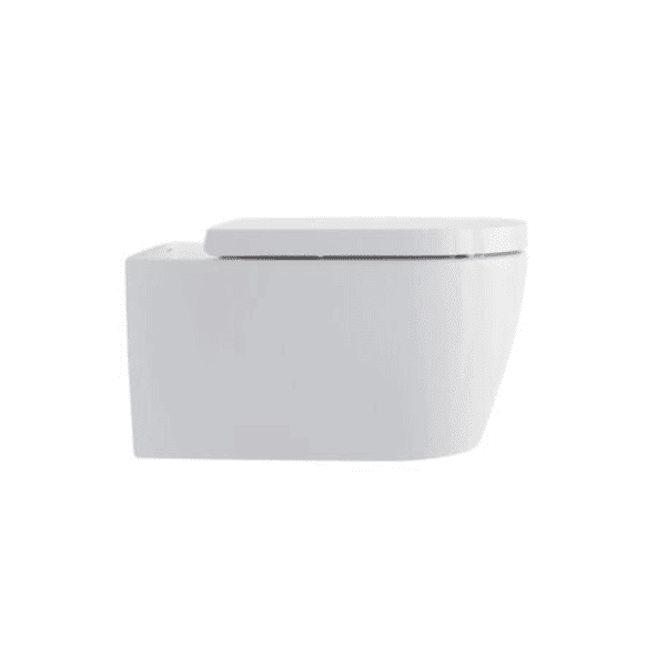 Duravit ME by Starck hangtoilet PACK Rimless (hangtoilet + zitting met softclose) zonder spoelrand - wit - B370xD570 mm