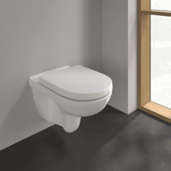 Villeroy & Boch O.Novo hangtoilet PACK (Hangtoilet + zitting met softclose) - wit - B360xD540 mm