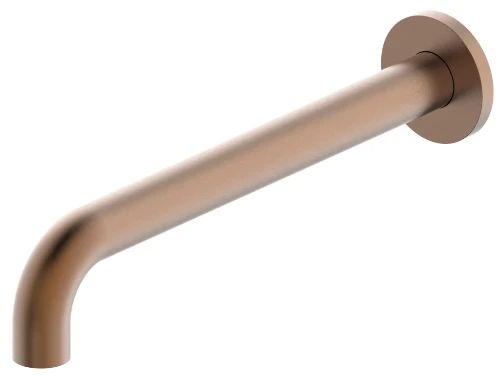 Easylux Vivo baduitloop 1/2 x 250 mm - inkortbaar - Brushed copper PVD