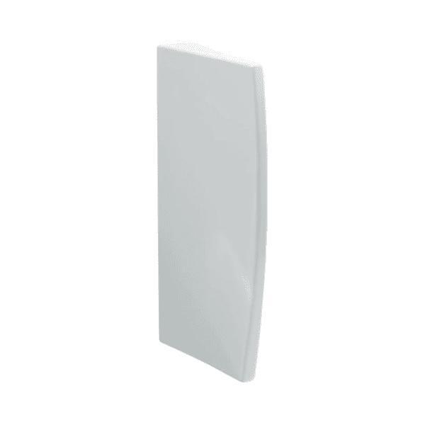 Geberit Alivio urinoirscheidingswand 700 x 400 x 10 mm - wit - incl. bevestigingshoeken
