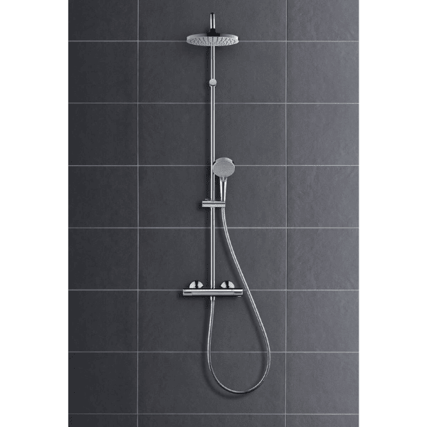 Hansgrohe Vernis Blend Showerpipe 200 1jet Ecosmart douchethermostaatset - chroom