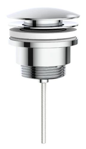 Easylux Vivo afvoerplug universeel - click-clack - open plug - chroom