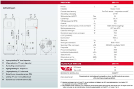 Warmtepompboiler 250L Ariston Nuos Plus Wifi 250 System
