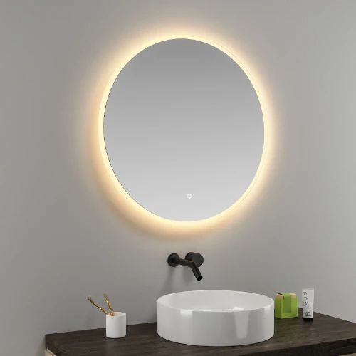 Easylux Universal spiegelpaneel rond 800 x 800 mm - surround led - antidamp - sensor