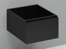 Easylux Thiny wastafelonderkast met 1 deur links 400 x 220 x 520 mm - raven oak