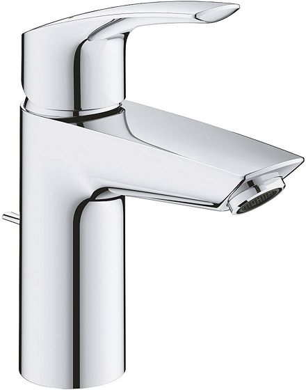 Grohe Eurosmart 2021 S wastafelmengkraan met automatische lediging - chroom