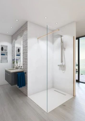 Easylux Vivo Wall muurprofiel en stabilisatiestang - brushed gold