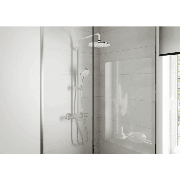 Hansgrohe Vernis Blend Showerpipe 200 1jet Ecosmart douchethermostaatset - chroom