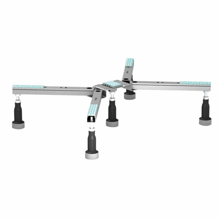 Mepa BW ECO douchepoten regelbaar 125-190 mm - 5-poot voor douchebak
