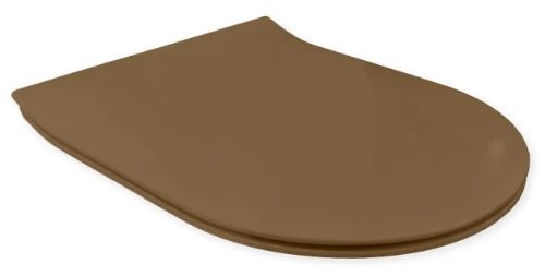 Easylux Obi toiletzitting Slimseat met Quickrelease & Softclose - tabak
