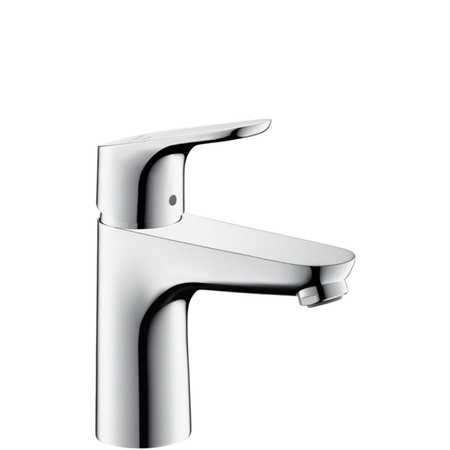 Hansgrohe Focus 100 eengreepswastafelmengkraan - chroom - met automatische lediging - coolstart