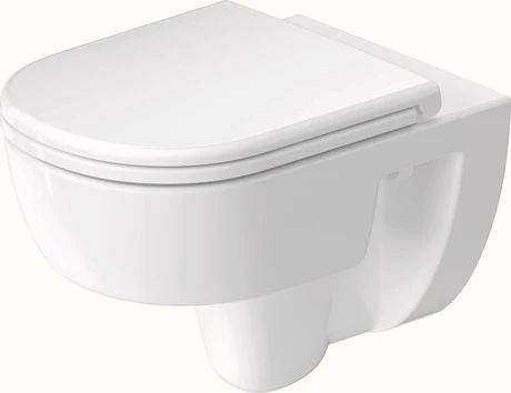 Duravit D-Code wandtoilet Rimless zonder spoelrand 540 x 370 x 360 mm - wit
