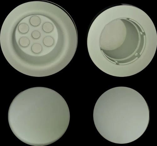 Easylux Tulla afwerkset sifon wit mat voor vrijstaande baden