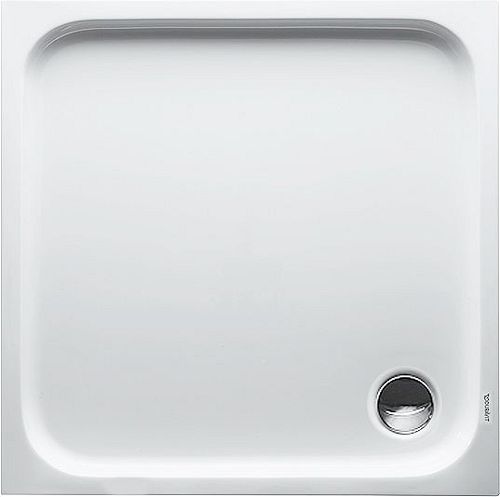 Duravit D-code douchebak acryl 900 x 900 x 85 mm - wit - afvoeropening 90 mm