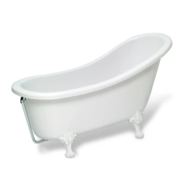 Aqua Prestige Country 2 vrijstaand bad duroxiet 1810 x 715 x 680-1000 mm - wit - incl. potenset