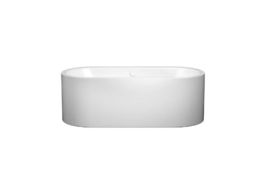 Kaldewei Meisterstuck Centro Duo Oval vrijstaand bad plaatstaal 1700 x 750 mm - wit - pareleffect - vulling via overloop