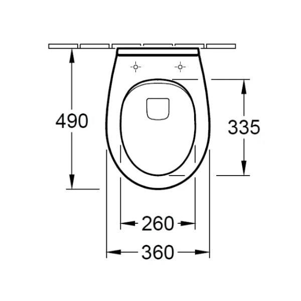 Hangtoilet Villeroy & Boch Saval Pro compact