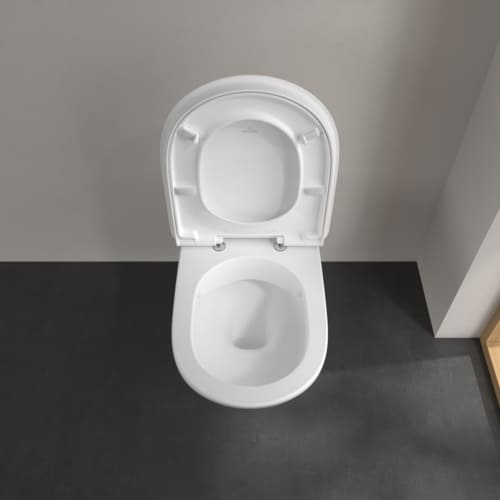 Villeroy & Boch ViCare verlengd hangtoilet DirectFlush zonder spoelrand - wit - B360xD700 mm