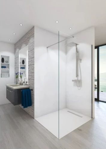 Easylux Vivo Wall muurprofiel en stabilisatiestang - Gun Metal - mat staal