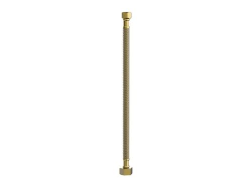 Easylux Vivo aansluitflexibel FF 3/8 x 1/2 - 300 mm - Brushed Gold PVD