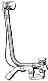 Viega Simplex automatische badlediging 6/4 x 40/50 mm