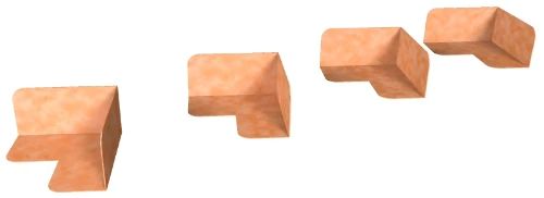 Carrodrain Kerlox corner set IN 90° (set van 4 stuks)