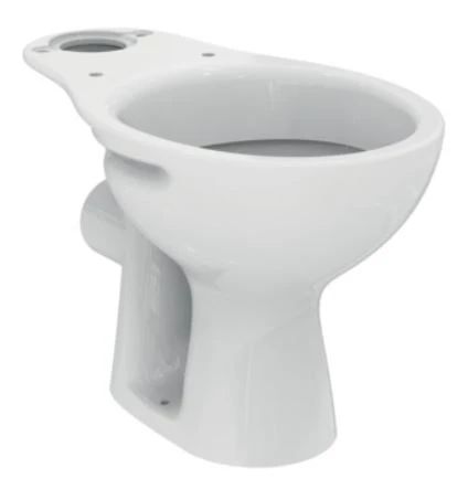 Easylux Alpha staand toilet 370 x 635 mm - wit - uitgang PK